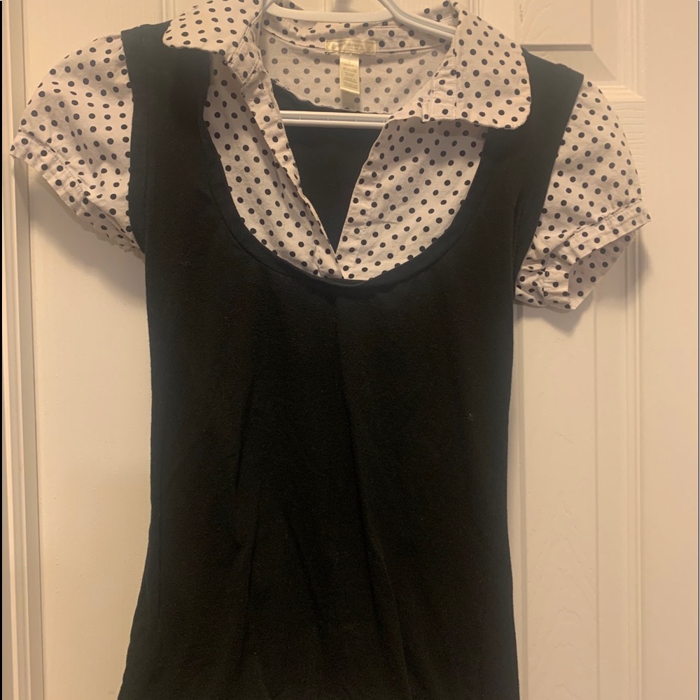 Cute collar work shirt